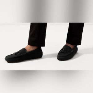 Rothy's Men Black Tassel Driving Driver Loafer Shoes Size 8.5